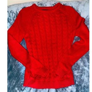 Red Crewneck Sweater